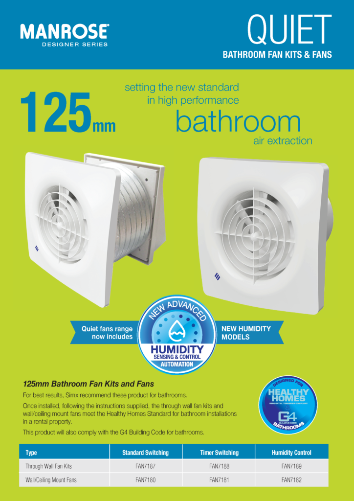 PUB1604 2109 QUIET 125mm Fan KitFan Brochure_Front Manrose