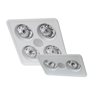 HeatForce DC Boost, Continuous extraction heat fan light